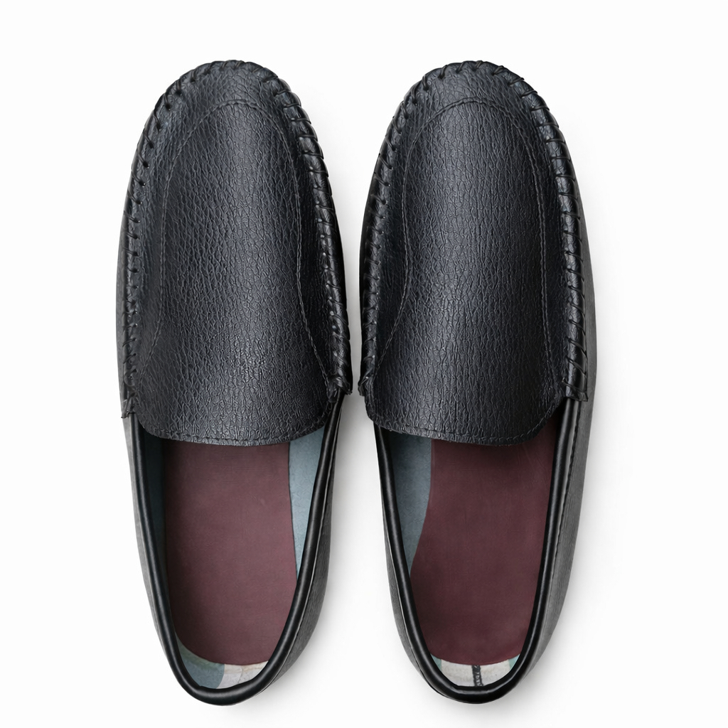Mens Classic Slip On Leather Loafers